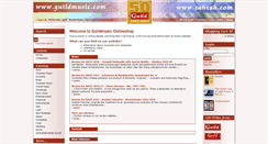 Desktop Screenshot of guildmusic.com